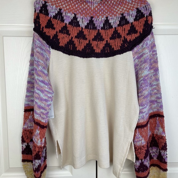 Free People Swit the Small Stuff Mock Neck Sweater - Picture 13 of 13